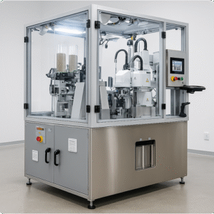 Single Chamber Tea Bag Packing Machine with Outer Sachet