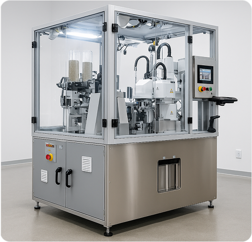 Single Chamber Tea Bag Packing Machine with Outer Sachet